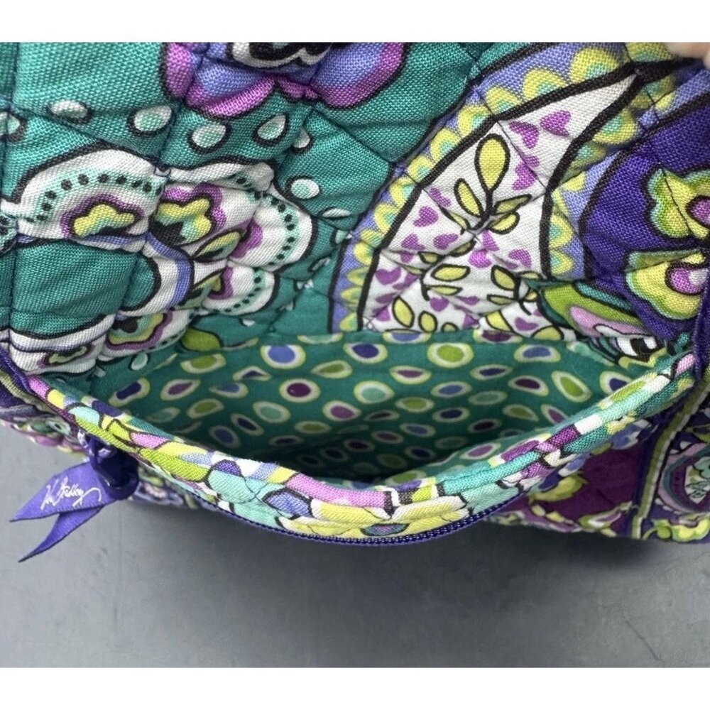 Vera Bradley‎ Retired Heather Paisley Hipster Crossbody Purse Classic Travel - Picture 9 of 16